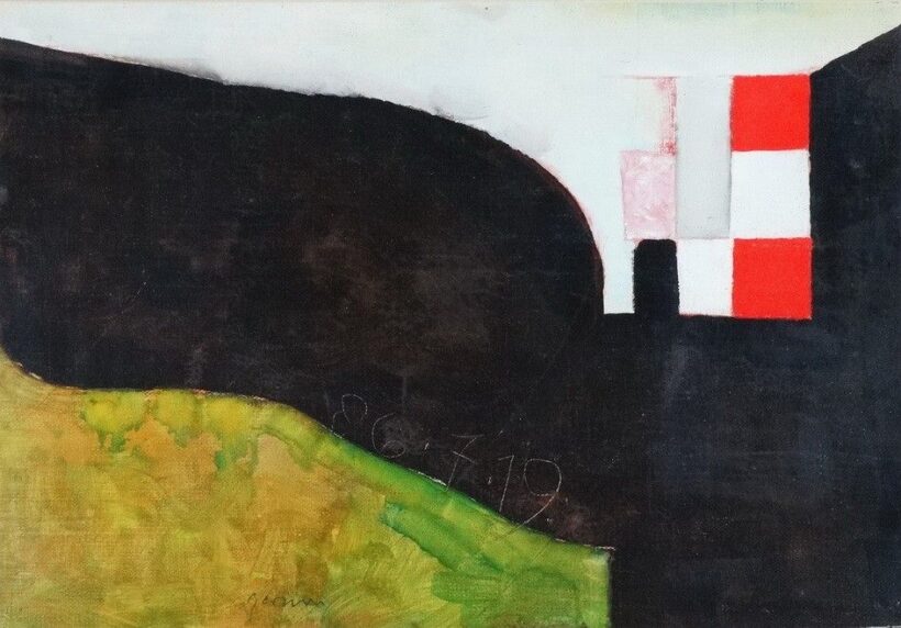Gerzson Pál (1931 - 2008): Táj, 1986.07.19.
