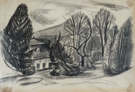 Gergely Tibor (1900-1978): Körtvélyes, 1920-as évek második fele