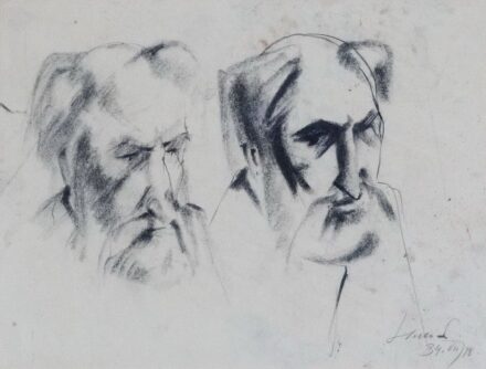 Holló László (1887- 1976): Édesapja portréja, 1934