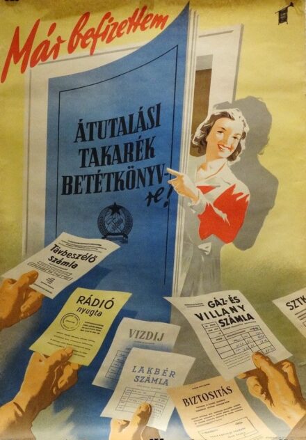 Ismeretlen alkotó: Már befizettem - plakát