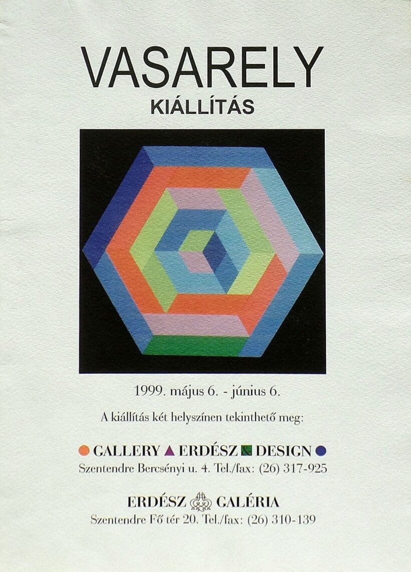 Victor Vasarely emlékkiállítása az Erdész Galériában