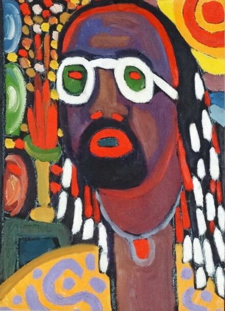 Csepeli Németh Miklós (1934 - 2012): Stevie Wonder, 1984