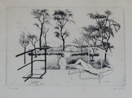 Duray Tibor (1912 - 1988): Teraszon
