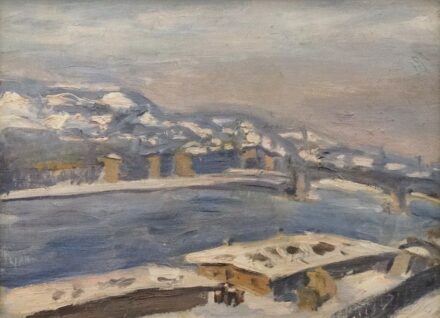Ismeretlen alkotó: Téli Budapest (1930-as évek)