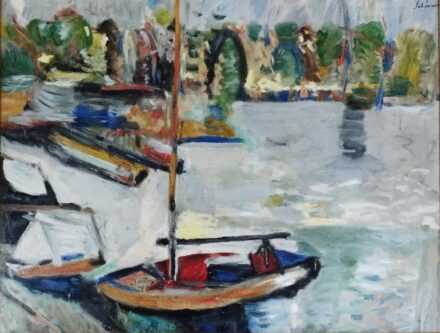 Schéner Mihály (1923 - 2009): Balatoni táj