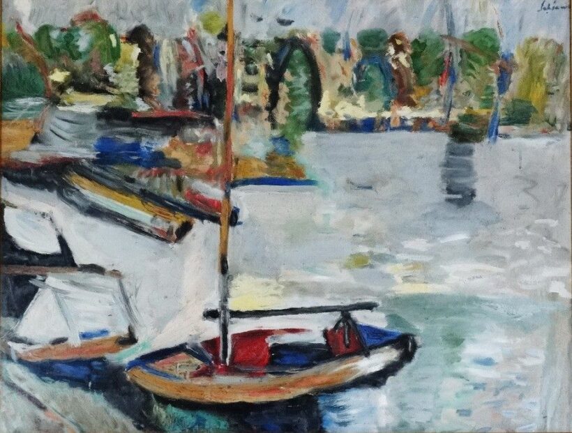 Schéner Mihály (1923 - 2009): Balatoni táj