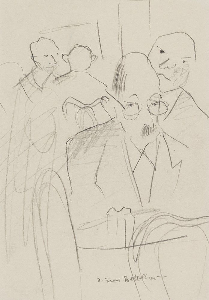 Gross Bettelheim Jolán: Kávéházban