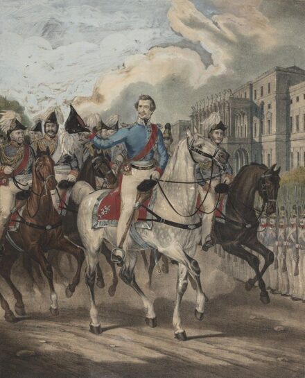 Ism. grafikus: I. Leopold köszöntése