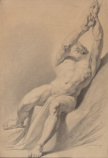 Weber Henrik: Megkötözve (1837)