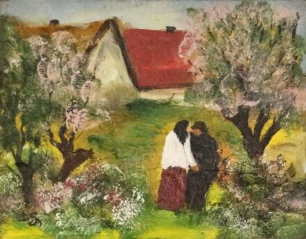 Dilinkó Gábor (1929 - 2014): Kertben