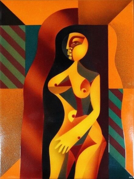 Fabók Gyula (1942): Alakos kompozíció