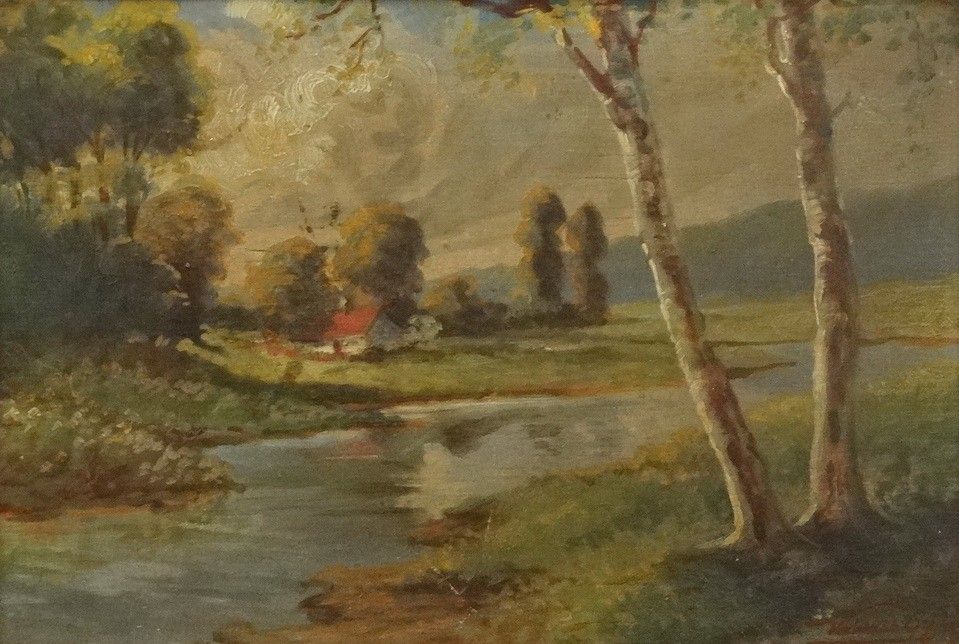 Koleszár György (20. sz. második felében műk.): Patakpart