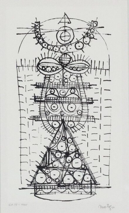 Martyn Ferenc (1899-1986): Kompozíció, 1981