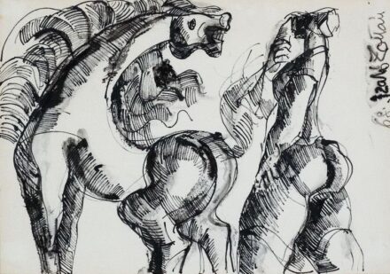 Szabó Zoltán (1929): Lány lóval, 1968