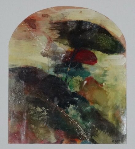 Veres Péter (1943): Táj fákkal, 1993