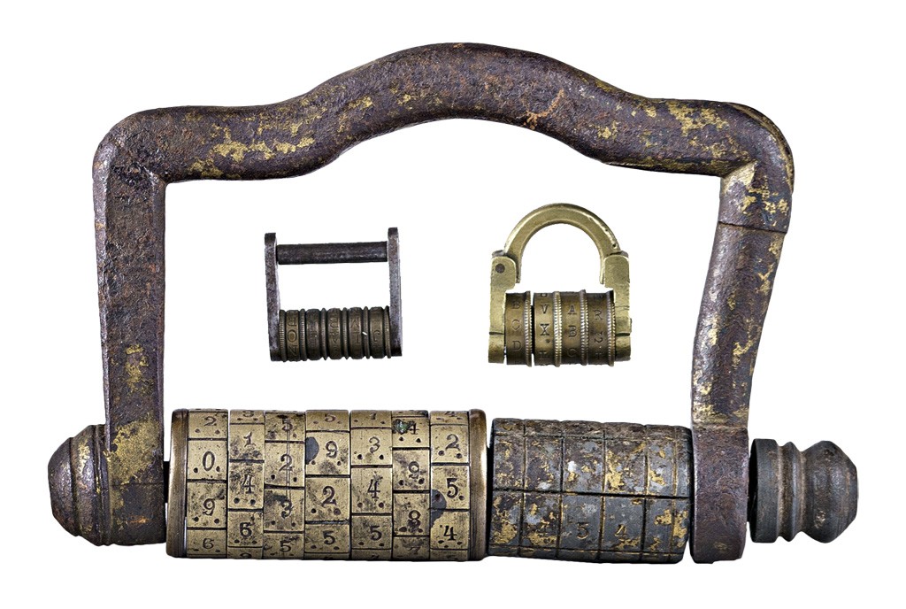 Számzáras lakat, 3 db