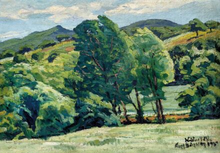 Widder Félix (1874 - 1939): Nagybörzsönyi táj, 1933