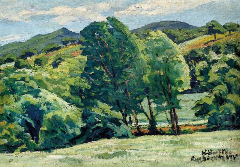 Widder Félix (1874 - 1939): Nagybörzsönyi táj, 1933