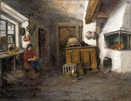 Bruck Miksa (1863 - 1920): Konyhában