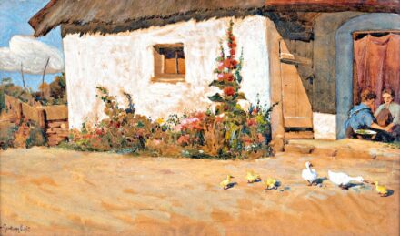 Gentay Ö jelzéssel: Nyári udvar, 1912