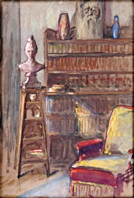 Bánszky Sándor (1888 - 1918): A művész műterme