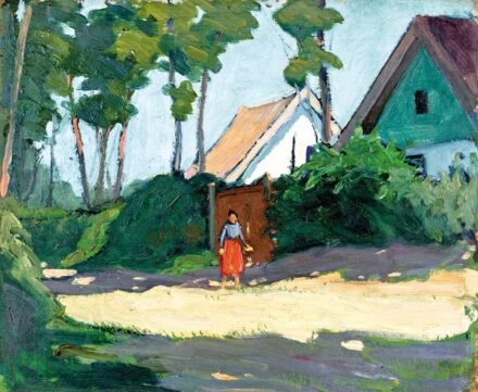 Magyar festő, 20. sz. eleje: Falurészlet