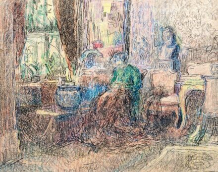 Herman Lipót (1884 - 1972): Szobabelső, 1962