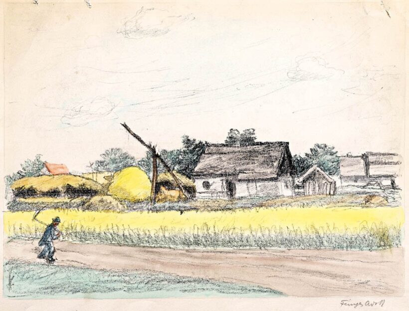 Fényes Adolf (1867 - 1945): Tanyarészlet