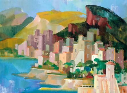 Pleidell János (1915 - 2007): Sorrento látképe, 1963