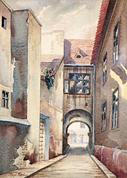 Tibai Takács Jenő (1876 - 1943): A Balta köz a Budai várban