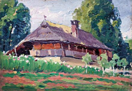 Bosznay István (1868 - 1944): "Régi ház a Lőcse patak mellett", 1918