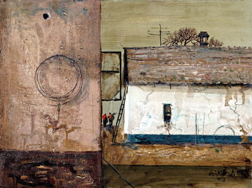 Csikós András (1947 - 2006): Falak, 1978