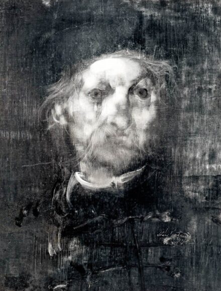 Szász Endre (1926 - 2003): Férfi portré, 1968