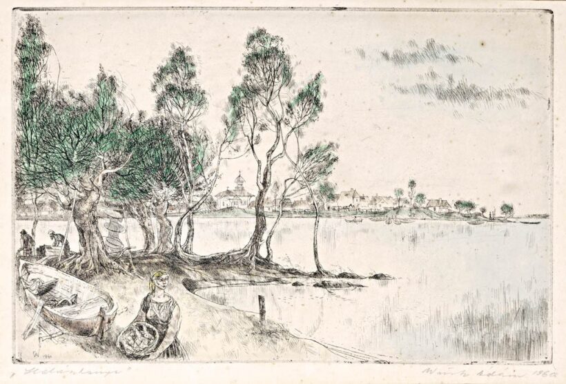 Würtz Ádám (1927 - 1994): "Halásztanya", 1960