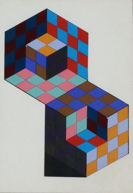 Vasarely, Victor (1908 - 1997): Kompozíció
