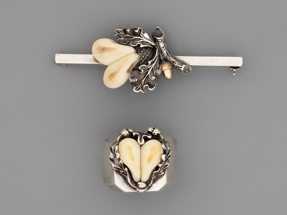 Vadászékszer, 2 db