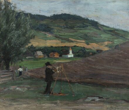 Krutsay Ferenc: Festő a szabadban (1908)