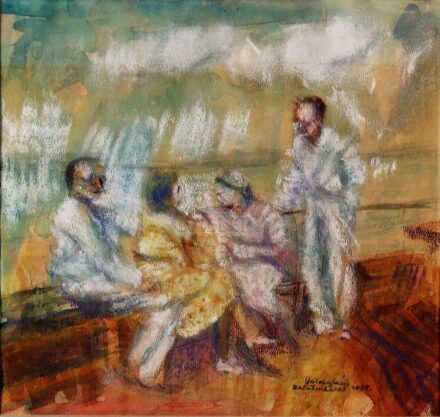 Halápy János (1893-1960): Balaton korzó