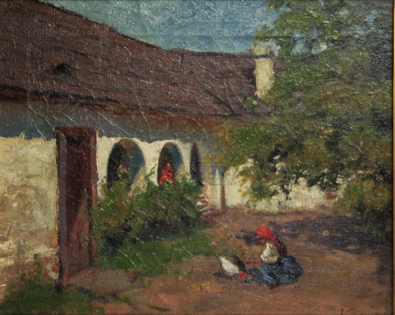 Kasznár Ring Jenő (1875-?): Életkép