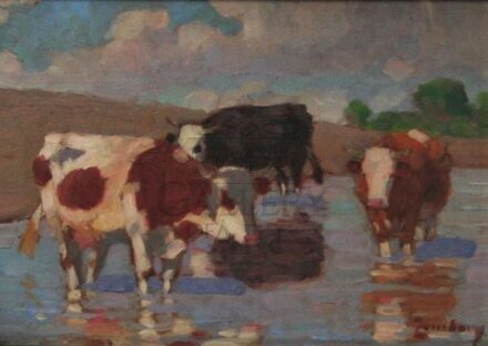 Zombory Lajos (1867-1933): Tehenek