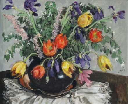 Biai Főglein István (1905 - 1974): Tulipános csendélet