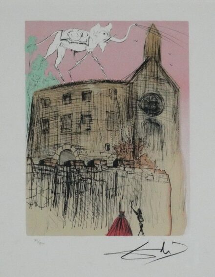 Dalí, Salvador (1904-1989): Chateau Gala, 1988