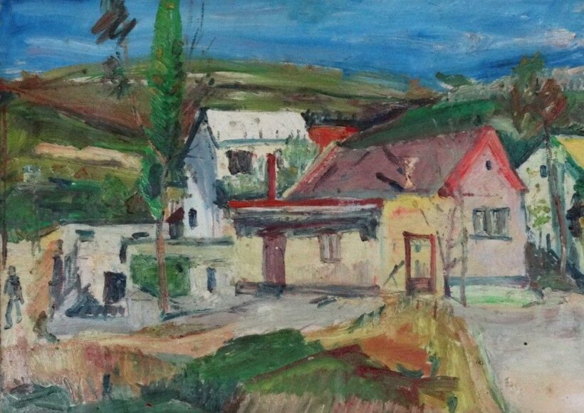 Hajósi János (1928): Falusi utca
