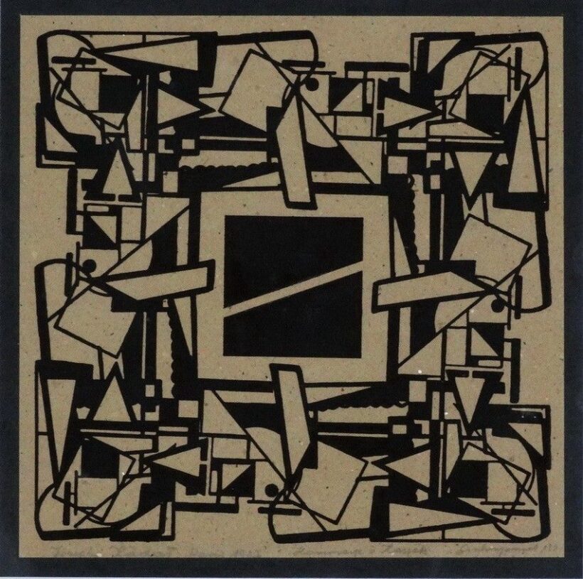 Kádár Joseph (1939): Hommage á Kassák, 1987