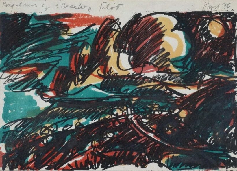 Kunt Ernõ (1920 - 1994): Mozgalmas ég a Becehegy fölött, 1976