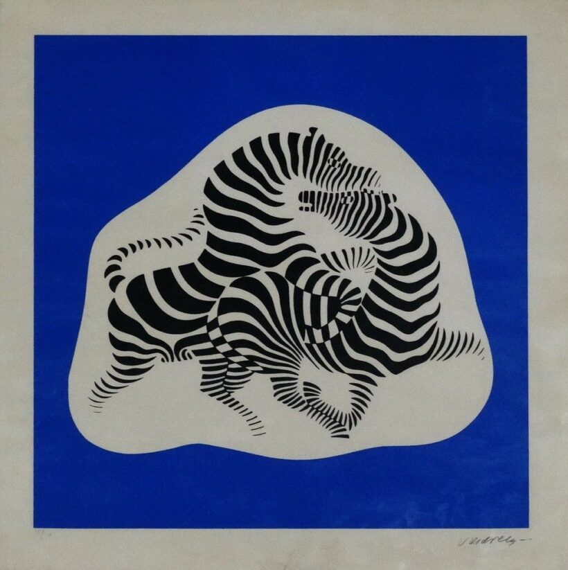 Vasarely, Viktor (1906 - 1997): Zebrák