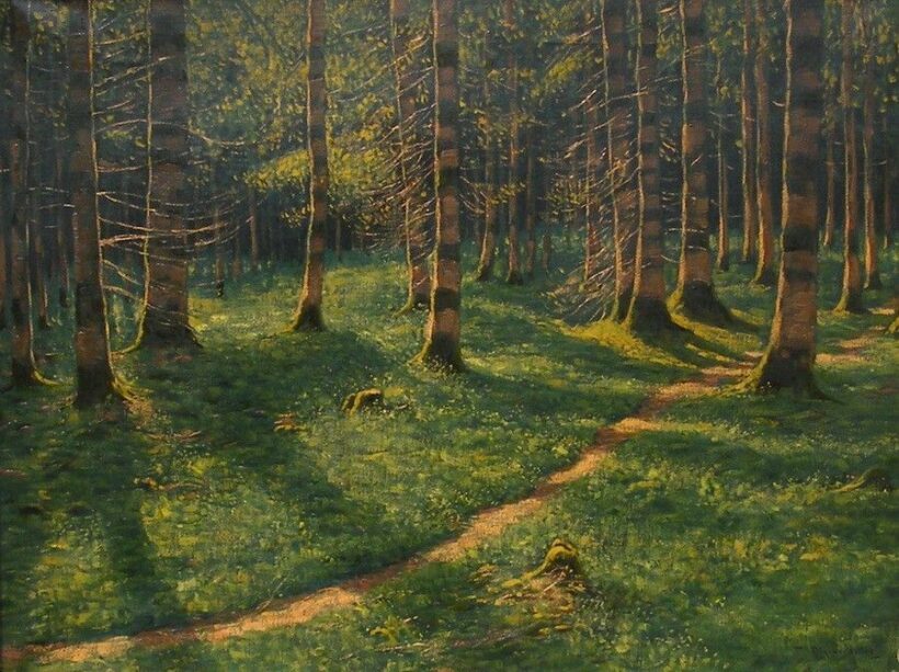 Olgyai Viktor (1870-1929): Erdei ösvény
