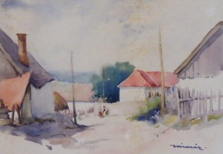 Várdeák Ferenc (1897 - 1971): Falusi utca