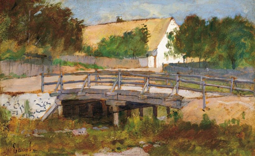 Deák Ébner Lajos (1850-1934) Patakpart