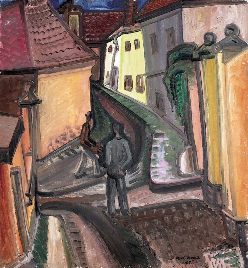 Ilosvai Varga István (1895-1978) Kígyó utca Szentendrén, 1935